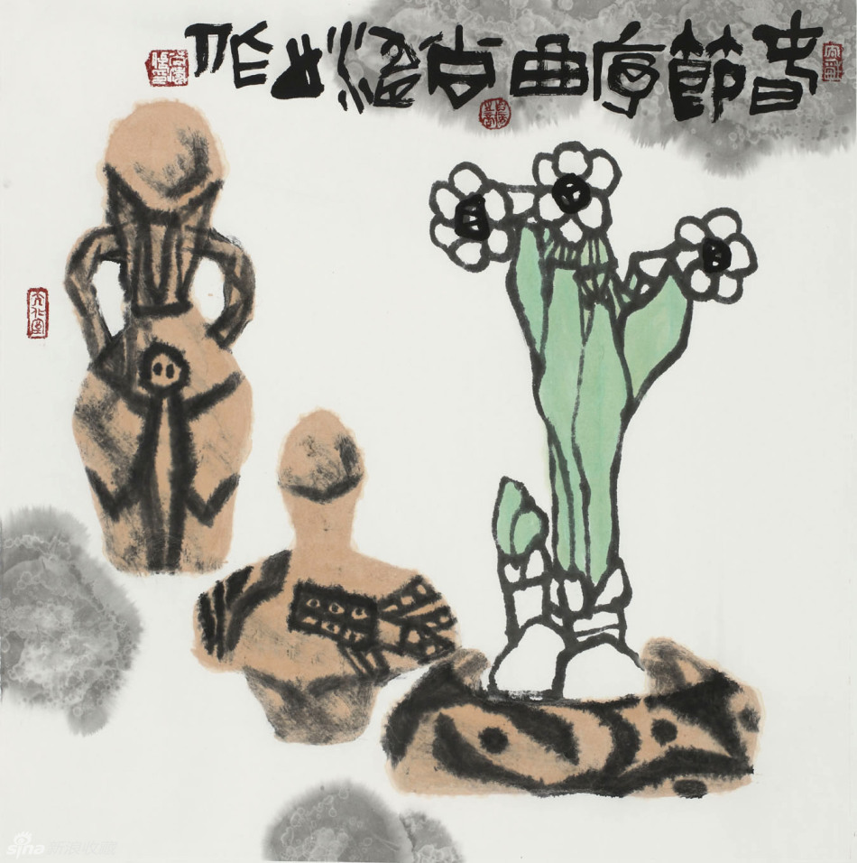 春节序曲 68x68cm